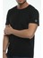 Yuvarlak Yaka Siyah Regular Fit Organik Pamuk T-Shirt 3