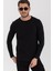 Slong Yuvarlak Yaka Uzun Kollu Slim Fit Basıc 1