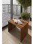 Barok Renk Modern ve Dayanıklı Tasarım Balkon Ofis ve Bahçe Teras Masası 3