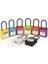 Asma Kilit |4 mm İnce|YD-G75N|Siyah 1