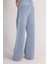 Yıldız Detaylı Bol Paça Kız Denim Pantolon 4