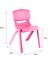 4'lü Set Büyük Şirin Çocuk Sandalyesi Pembe 3