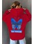 Only Trendwear Unisex Butterfly Baskılı Sweatshirt 1