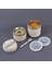 Bento Yuvarlak 2 Katlı Lunch Box Yemek Termosu Bej 1200 ml 1
