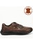 Erkek Taba Bağcıklı Hakiki Deri Comfort Sneaker 1