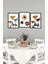 Dekorize Mdf Tablo Seti 3 Parça 3 mm - Salon Oturma Odası Için Bohem Duvar 3044 1