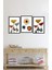 Dekorize Mdf Tablo Seti 3 Parça 3 mm - Salon Oturma Odası Için Bohem Duvar 3044 2