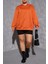 Unisex Pamuk Şardonlu Kapüşonlu Sweatshirt 2