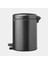 Çöp Kutusu 5 Litre Newicon Pedallı Confident Grey 233463 3