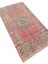 El Dokuma Vintage Pembe Halı 117 x 218 Eskitme Soyut Yün Halı 5