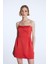 Straplez Mini Elbise Fuşya 12444009000 1