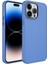 Apple iPhone 14 Pro Max Uyumlu Metal Çerçeve ve Buton Tasarımlı Silikon Luna Kapak-Lavendery Gray 1