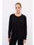 Garnili Bisiklet Yaka Triko Kazak Siyah 139L9334000 1