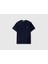 Erkek Benetton Logolu Bisiklet Yaka T-Shirt BEN.3MI5J1AF7 2