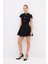 Dantelli Mini Elbise Siyah 12444592000 1