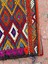 56 x 147 cm Özel Vintage El Dokuma Heybe Kilim, Renkli Harika Desenli, Antik Anadolu Yün Heybe Halı, Dekoratif 4