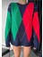Baklava Desen Oversize Triko Kazak 3