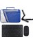 Vorcom Sxpro 10.1 Inch Tablet Uyumlu Tablet Çanta+Türkçe Bluetooth Klavye +Mouse+ Standı AL4383 Lacivert 1