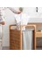 Bambu Kirli Sepetli Banyo Düzenleyici Çamaşır Sepeti JW-20290 3