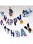 Deniz Canlıları Korsan Köpek Balığı Happy Birthday Yazısı 300 x 18 cm 1