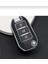 Peugeot 3008 208 308 Rifter Citroen C4 Opel Combo Sustalı Farlı Nano Anahtar Kılıfı Siyah Gümüş Renk 1