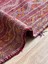 46 x 80 cm Küçük Geometrik Desenli Kırmızı Turuncu Vintage Kilim, El Yapımı Anadolu Yün Halısı, Ev si 4