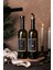 Ahşap Stantlı Amber Siyah Gold 2'li 750 ml Zeytinyağı Sıvıyağ Şişesi 3