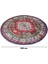 Otantik Kilim Desenli 180 cm Çap Büyük Boy Etnik Yuvarlak Dijital Baskı Halı 4