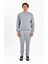 Rafined Workday Erkek Gri Sweatshirt (BCS2448-03) 1
