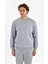 Rafined Workday Erkek Gri Sweatshirt (BCS2448-03) 4