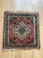 57 x 60 cm Küçük Vintage El Dokuma Kilim, Çiçek Desenli Geleneksel Türk Halısı, Küçük Dekoratif Halı, Harika 1
