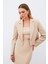 Aksesuarlı Kısa Ceket - Bej Beden: 36 4