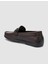 Deri Kahverengi Toka Detaylı Erkek Loafer 5