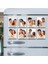 12 Adet Kişisel Fotoğraf ve Yazı Içeren 8x8 cm Buzdolabı Magneti 2