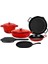 Döküm 6x Trendy Serisi 9 Parça Tencere & Tava Seti 2