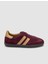 Deri Bordo Süet Kadın Sneaker 1