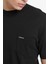 Guess Erkek Siyah Pamuk T-Shirt Logolu, Regular Fit 4