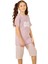 Gül Kurusu Kız Çocuk Düğmeli Pijama Takımı 805 1