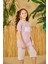 Gül Kurusu Kız Çocuk Düğmeli Pijama Takımı 805 2