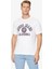 Guess Erkek Calıfornıa Logolu Beyaz T-Shirt 2