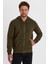 Erkek Tam Fermuarlı Kapüşonlu Kanguru Cepli Sweatshirt 1