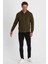Erkek Tam Fermuarlı Kapüşonlu Kanguru Cepli Sweatshirt 3