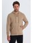 Erkek Tam Fermuarlı Kapüşonlu Kanguru Cepli Sweatshirt 1