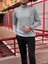 Erkek, Slim-Fit, Old Money, Yarım Boğazlı Triko Kazak PLTK01 4