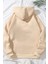 Only Trendwear Unisex Cartoon Face Siyah Beyaz Hoodie 2