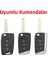 Polo 6 Golf 7 Octavia Leon Uyumlu Mqb Nano Kumanda Anahtar Kılıfı Oto Anahtarlık Beyaz Gold 4