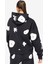 Women's Jordan Artist Series Loose Fit Hoodie Kadın Büyük Beden Kapüşonlu Sweatshirt Siyah Beyaz 2