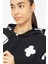 Women's Jordan Artist Series Loose Fit Hoodie Kadın Büyük Beden Kapüşonlu Sweatshirt Siyah Beyaz 3