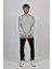 Erkek Likrali Sıfır Yaka Sweatshirt 1