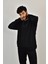 Erkek Likrali Sıfır Yaka Sweatshirt 1